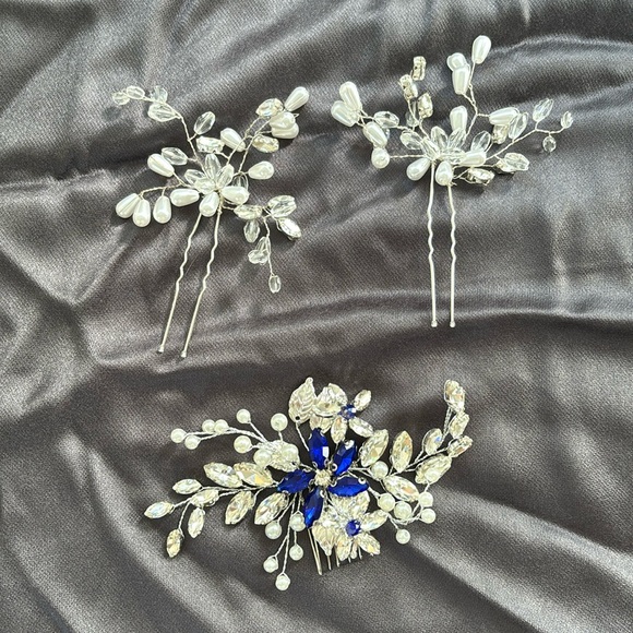 HAIRPINS AND COMB - Picture 1 of 2